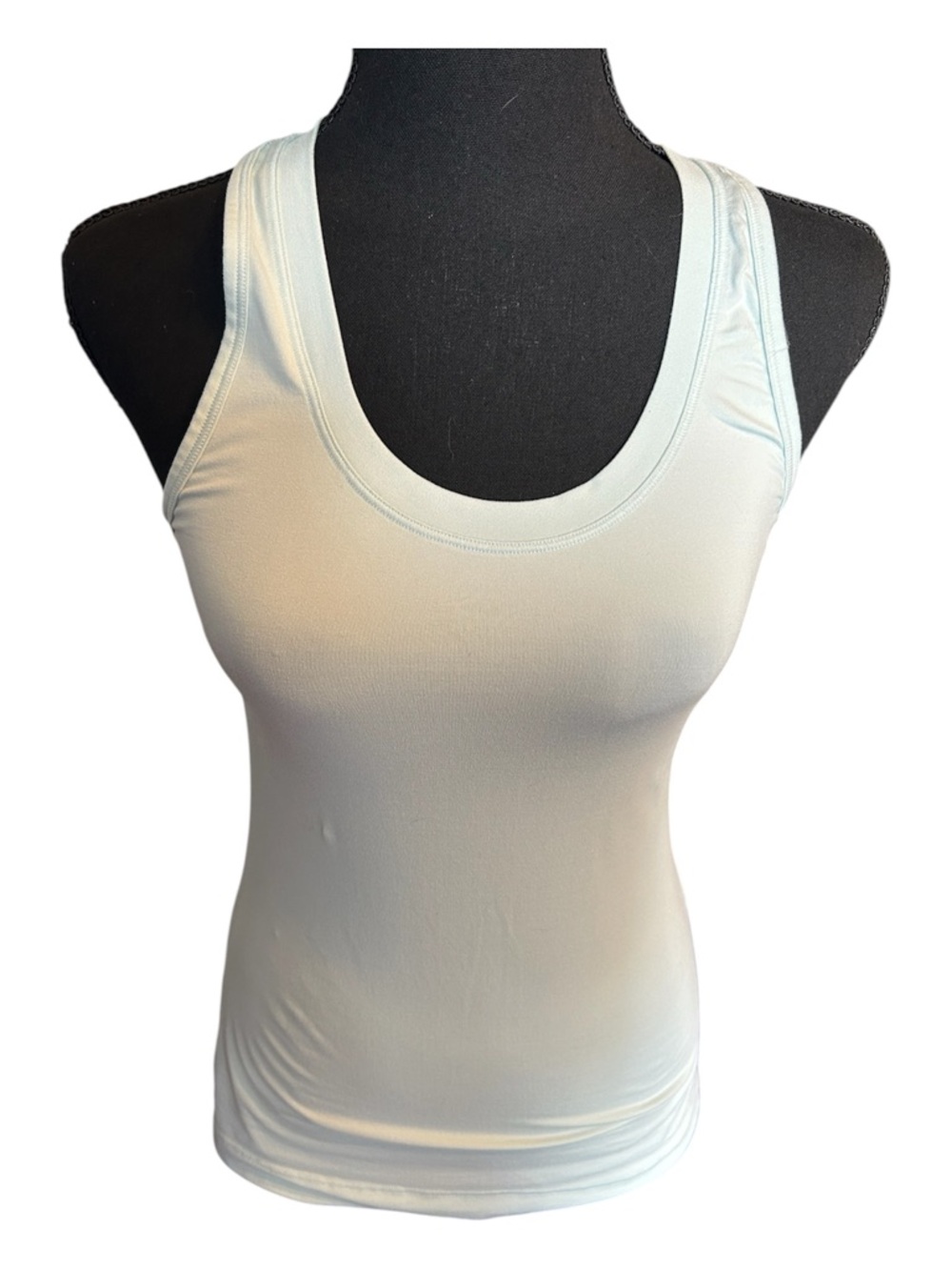 Athleta Women Blue Scoop Neck Athletic Tank Top Size Extra Small